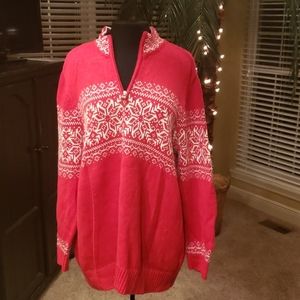 Plus size pullover sweater